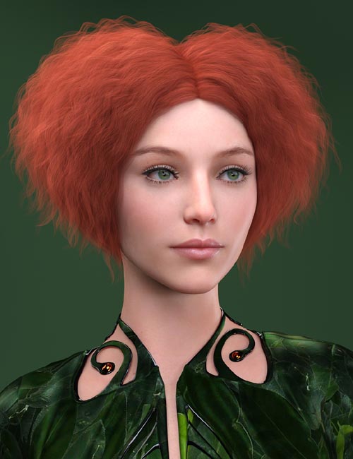 Cordiform Hair for Genesis 8 Female