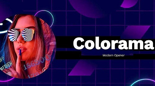 Colorama - Glitch Opener 1022511 - Project for After Effects