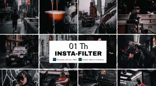 Insta Filter 01Th - Black Photoshop & Lightroom