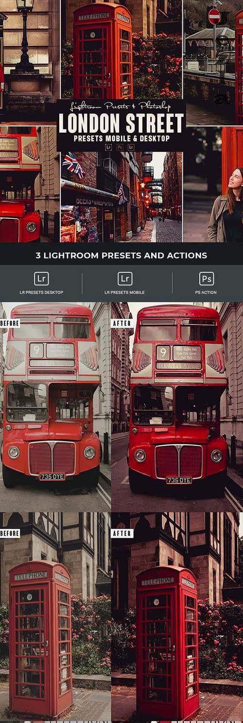 London Photoshop Action & Lightrom Presets - 35018965