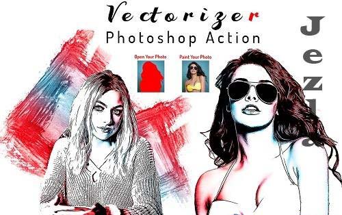 Vectorizer Photoshop Action - 6715609