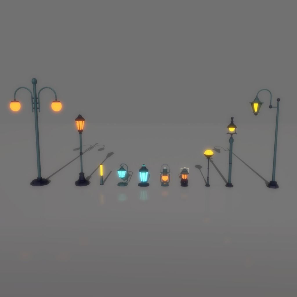 Cartoon Street Light Pack