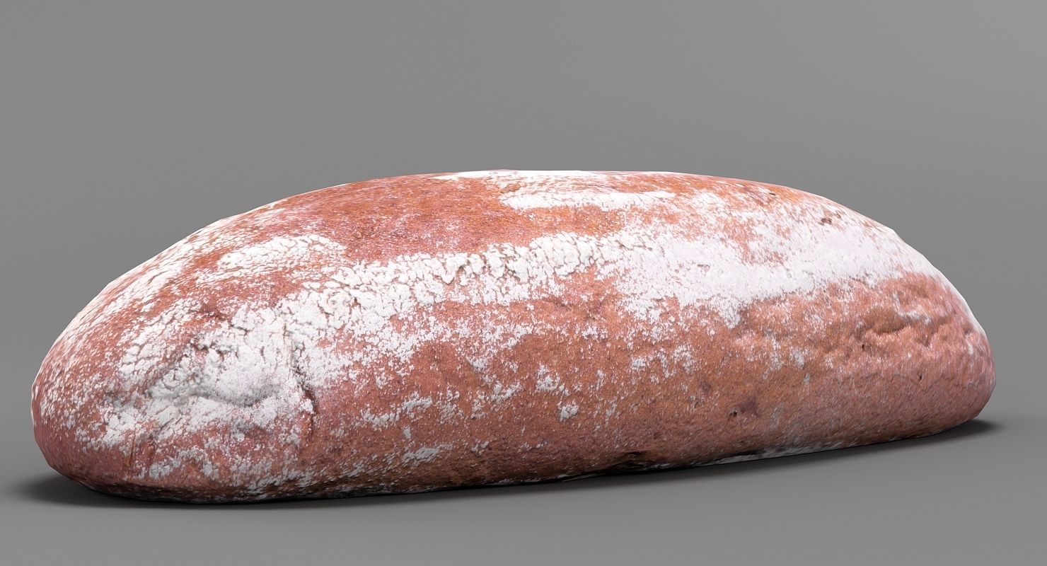 3D scan Rye bread