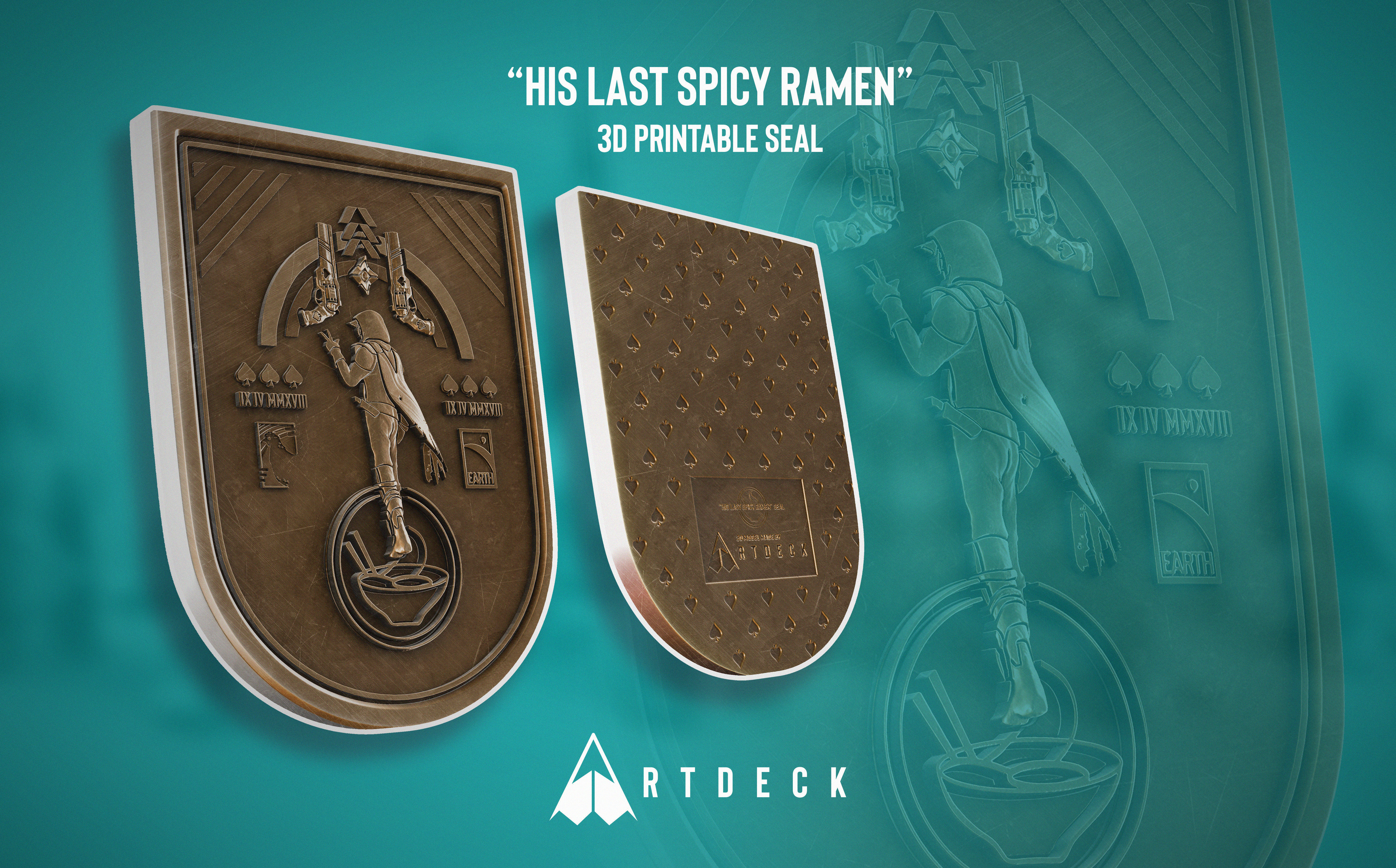 His Last Spicy Ramen 3D Printable Seal