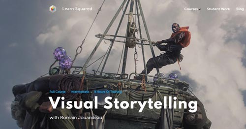 Learn Squared - Visual Storytelling Romain Jouandeau