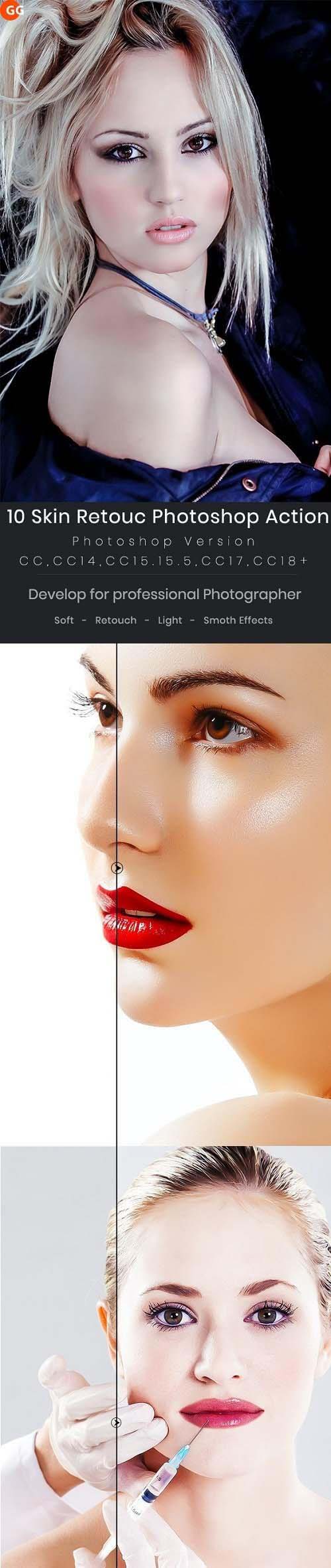 10 Skin Retouch Photoshop Action 21648340