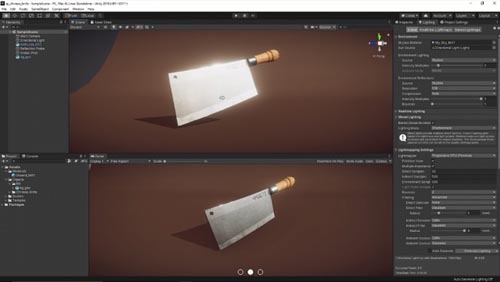 Gumroad - Houdini 18 - Procedural Prop Modeling - Chinese Knife