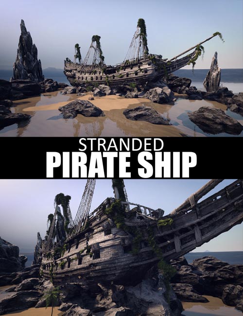 Stranded Pirate Ship