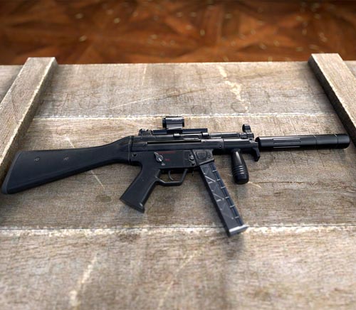 H&K MP5-K Silenced SMG – Iray