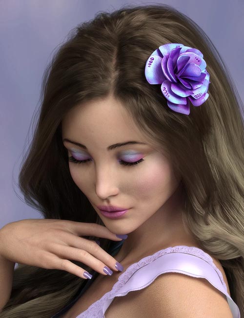 Hair Flower for Genesis 8 and 8.1 Females