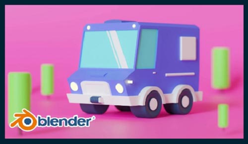 Skillshare - Blender 3D: Easy Cartoon Style Car/Truck