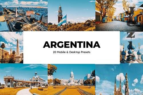 20 Argentina Lightroom Presets LUTs - 6702332