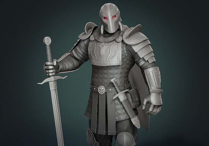 Knight High-poly