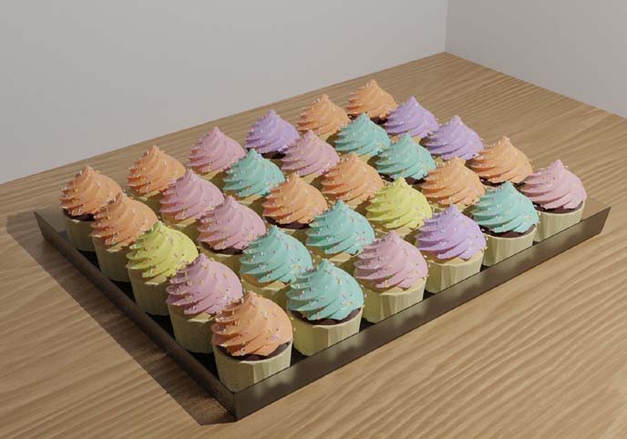 Box of 60 Assorted Cupcakes