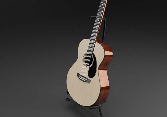 Acoustic Guitar with Stand