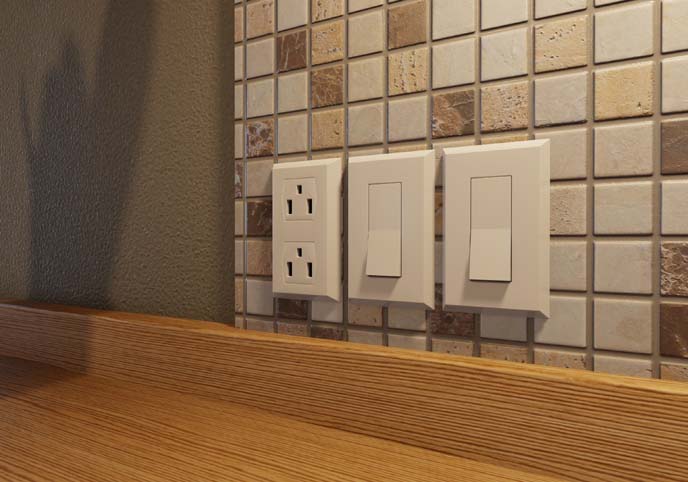 Free Wall outlets and switches pack