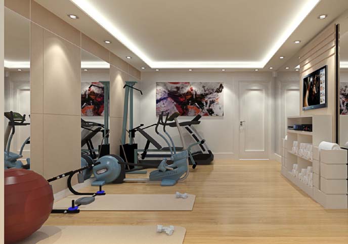 Sketchup Fitness Room