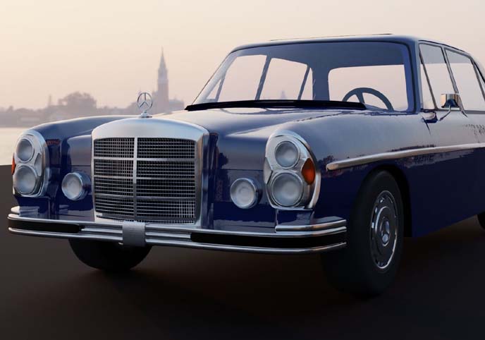 Mercedes benz 300sel 63 1972 3D model