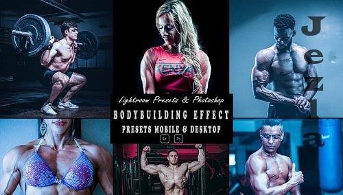 Bodybuilding Photoshop Action & Lightrom Preset
