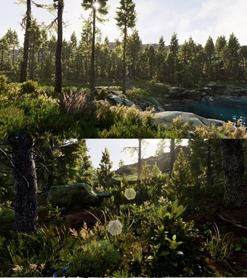 Unreal Engine - Landscape Pro 3 - Automatic Natural Environment Creation Tool