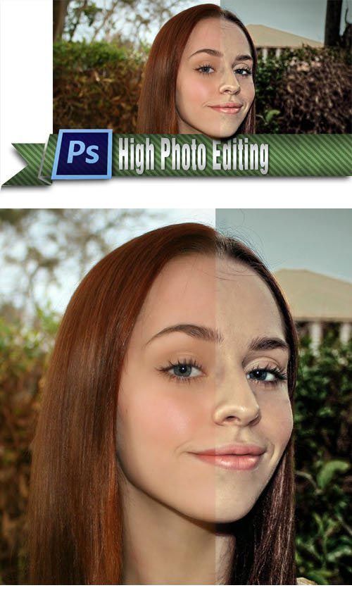 High Photo Editing - Photoshop Action +Tutorial
