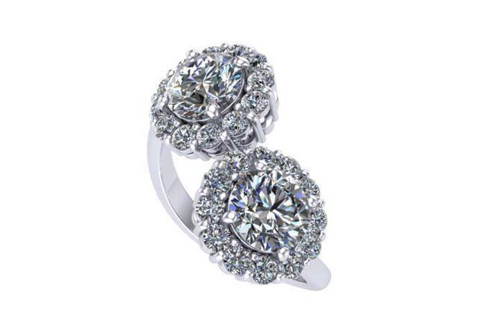 Double Diamond Ring