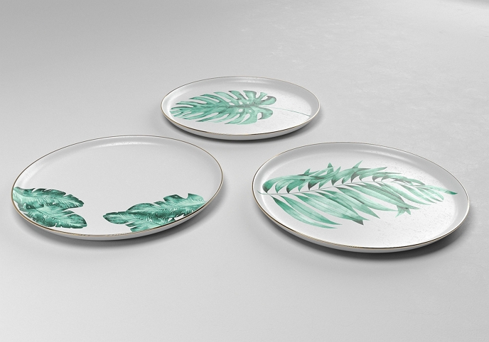 Tropical Set Plates