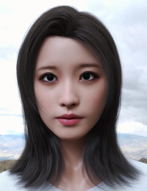 Yami Character and Hair for Genesis 8.1 Female