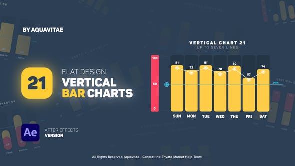 Videohive - Flat Design Vertical Bar Charts - 35766701