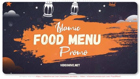 Videohive - Islamic Food Menu Promo - 35762387