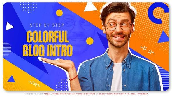 Videohive - Colorful Youtube Blog Intro - 35762489