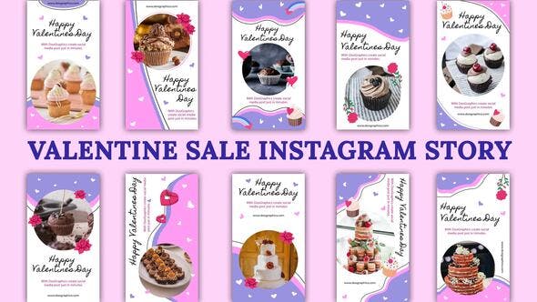 Videohive - Bakery Valentine Day Sale Story - 35759093