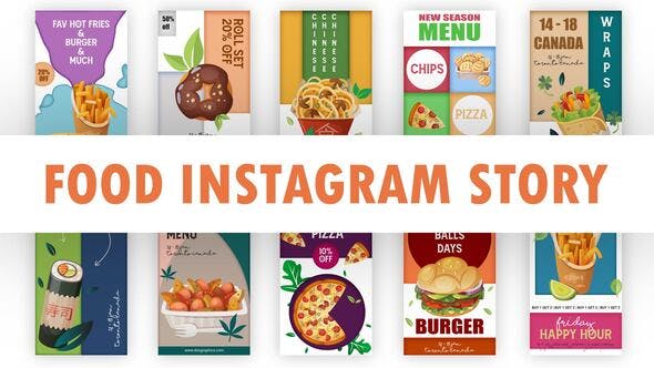 Videohive - Food Instagram Story Template - 35758267
