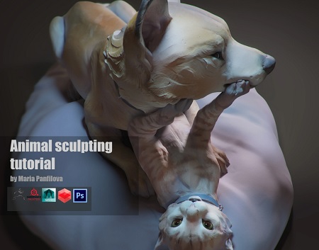 Gumroad - Artistic animal CG sculpture
