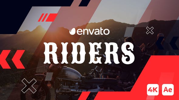 Videohive - Riders - Motorcycle Slideshow | After Effects - 35732378