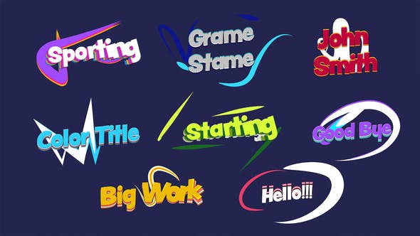 Videohive - Color Text Animation - 35706247