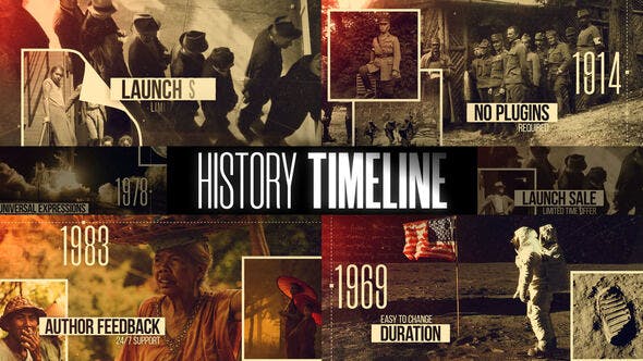 Videohive - Events - Cinematic History Timeline - 33323125