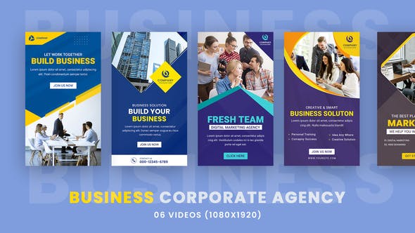 Videohive - Corporate Agency Stories Stories Pack - 35724398