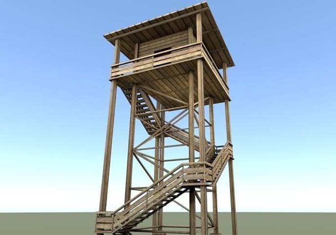 Wooden Watch Tower