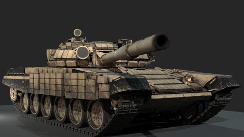 iClone 7: Tank T72b (with Bones)