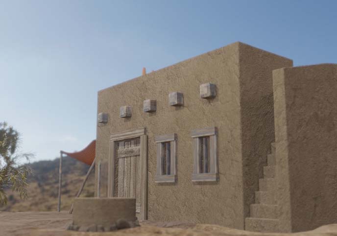 Desert Middle Eastern House