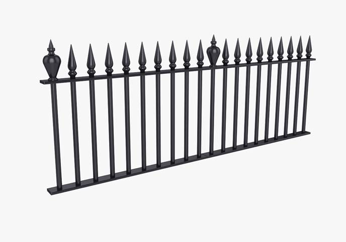 Metal fence