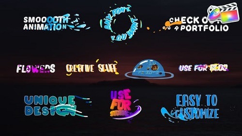 Videohive - Colorful Liquid Titles | FCPX - 35593131