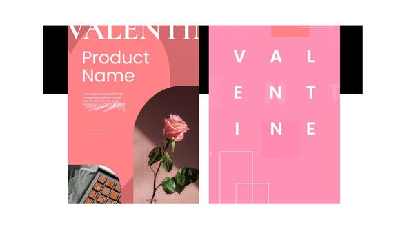 Videohive - Valentines Day Stories minimal stories - 35758005