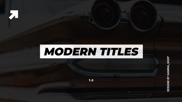 Videohive - Modern Titles & Lower Thirds | After Effects - 35861508