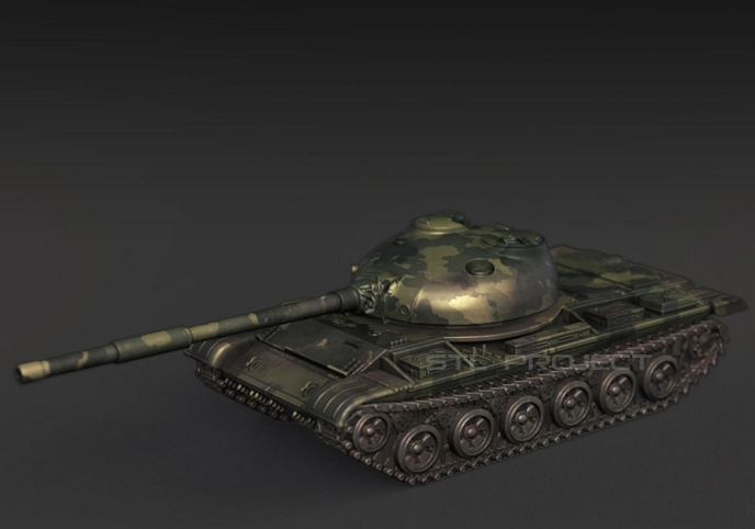 Tank T-54 Free 3D print model