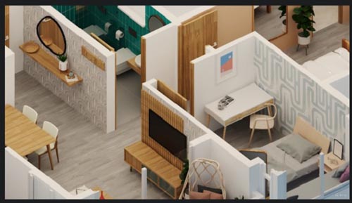 Udemy - 3D Floor Plan Masterclass with Sketchup, Vray & Flextools