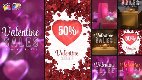 Videohive - Valentine Sales Stories Pack - 35938119