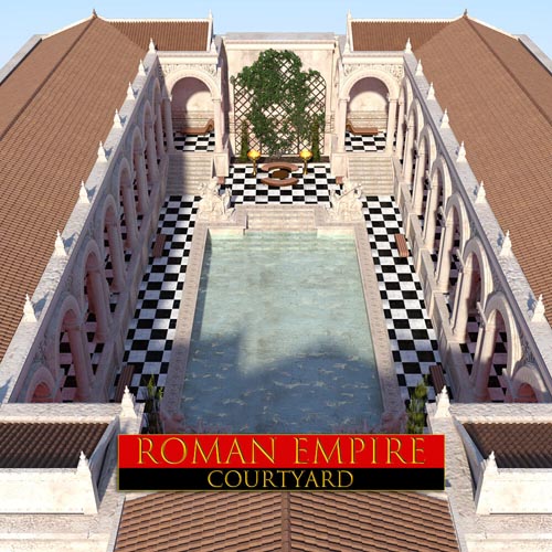 RomanEmpire - Courtyard for DS Iray