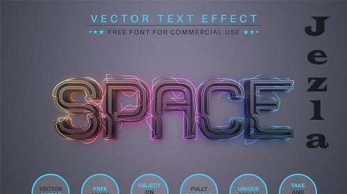 Cosmos - Editable Text Effect, Font Style - 6971998Cosmos - Editable Text Effect, Font Style - 69...